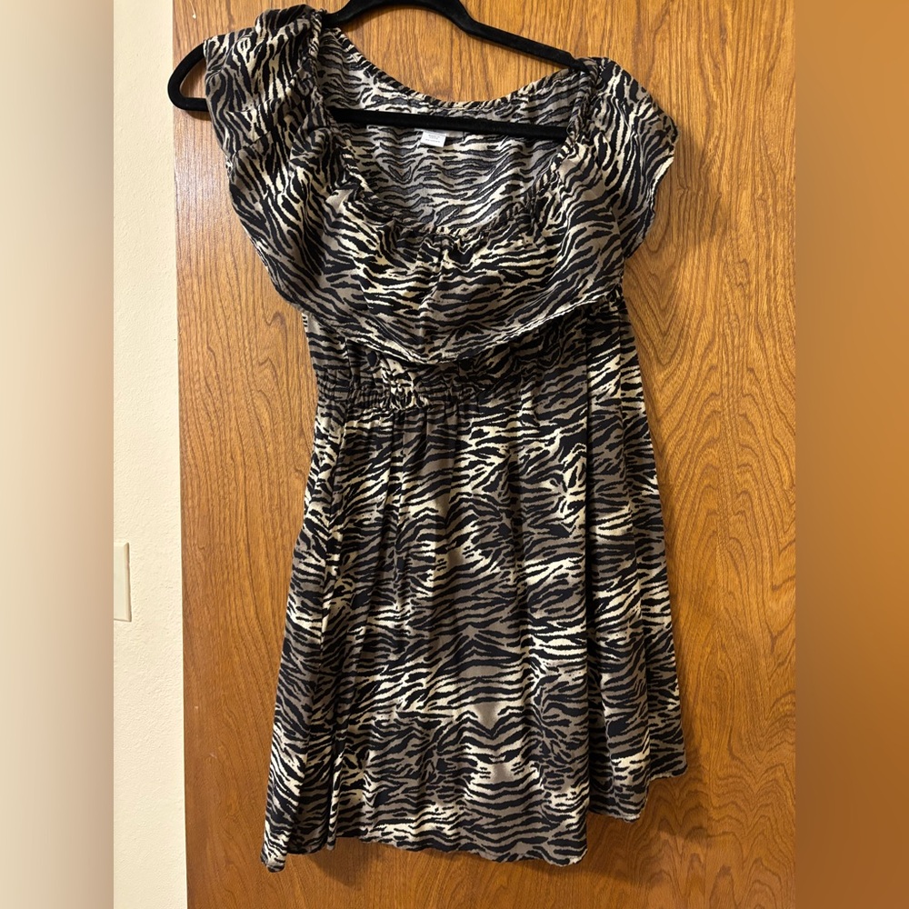 Cotton on one shoulder dress